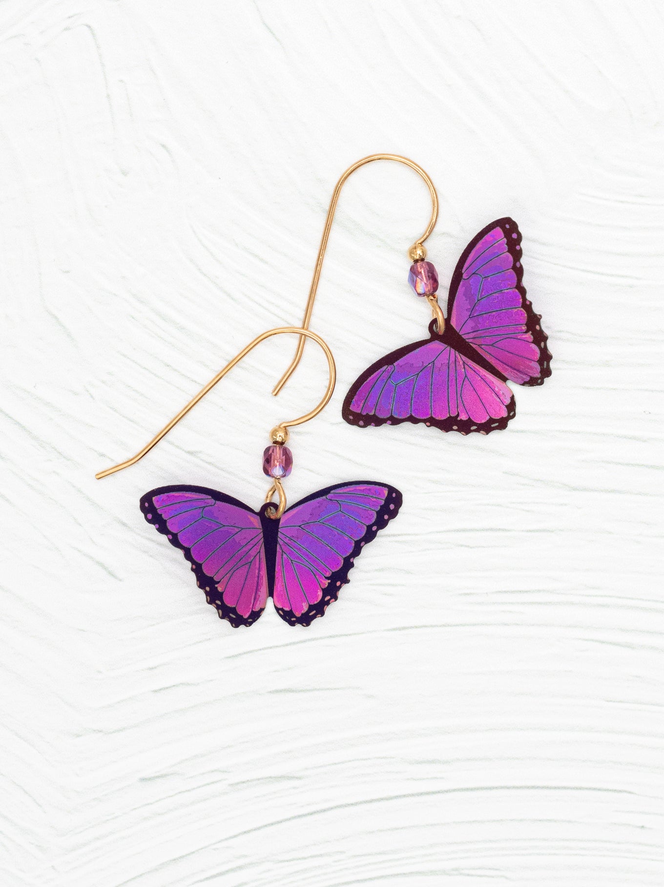 New Purple Butterfly Long Tassel Pendant Earrings at Rs 65/pair in Jaipur